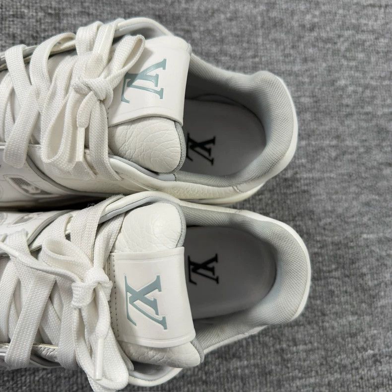 Louis Vuitton LV Trainer White Cement Sneakers Size US 10 / EU 43 - 6 Thumbnail