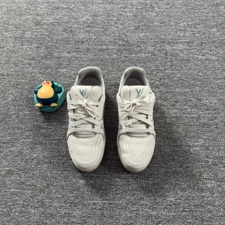 Louis Vuitton LV Trainer White Cement Sneakers Size US 10 / EU 43 - 2 Thumbnail