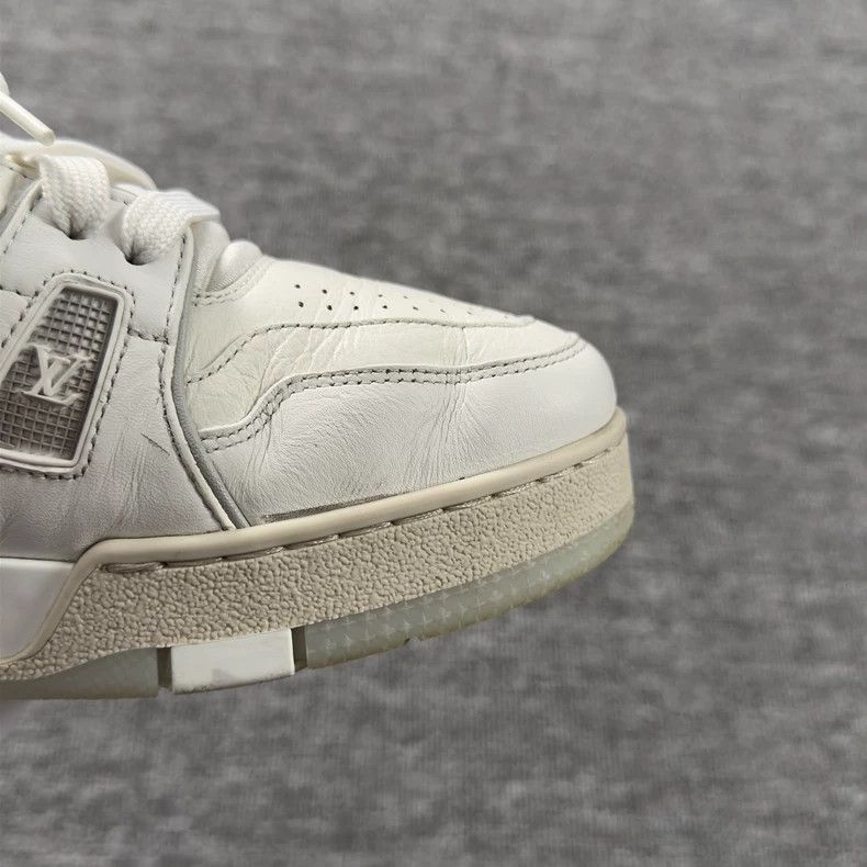 Louis Vuitton LV Trainer White Cement Sneakers Size US 10 / EU 43 - 7 Thumbnail