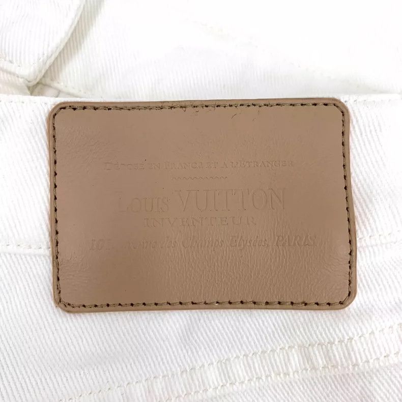 Louis Vuitton Louis Vuitton White Fringed Casual Skirt Size 42" / US 20 - 5 Thumbnail