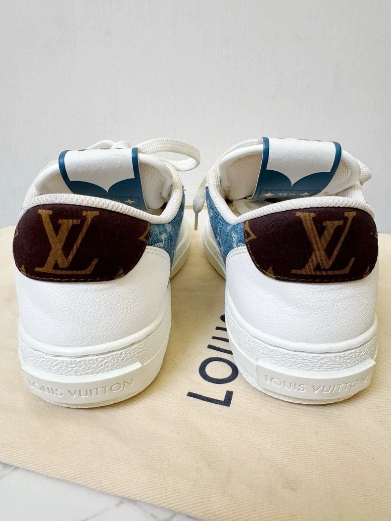 Louis Vuitton Louis Vuitton Denim Sneakers Size 36.5 Size US 6 / IT 36 - 5 Thumbnail