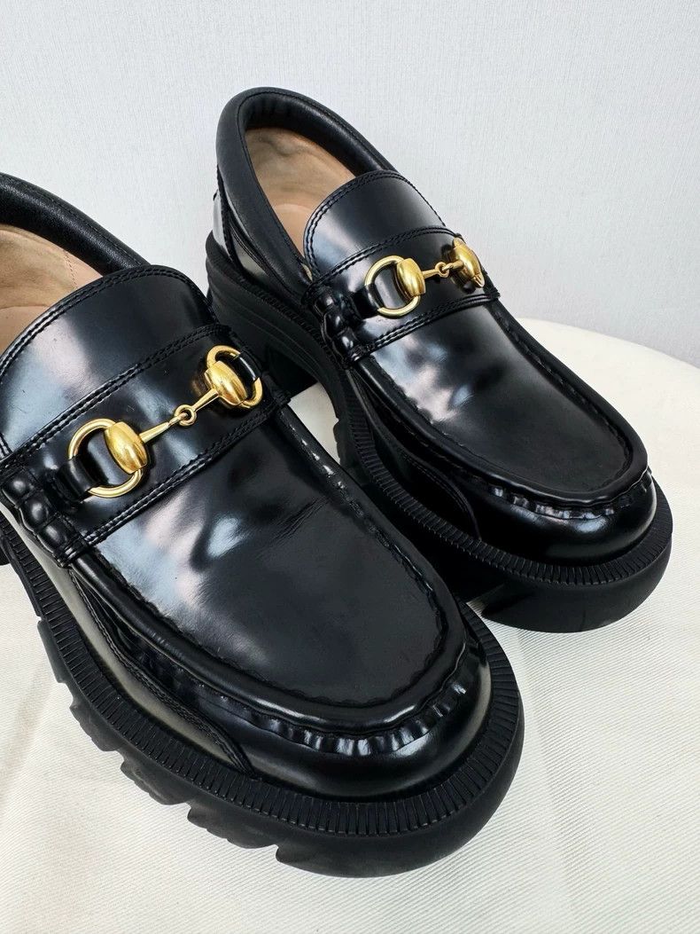 Gucci Gucci Leather Loafers Size 36.5 Shoes Size US 6 / IT 36 - 2 Thumbnail