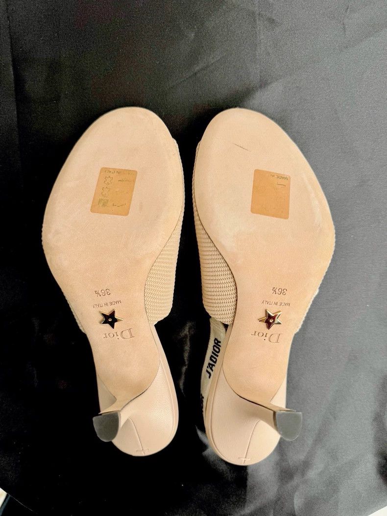 Dior New Dior Beige Sandals Size 36.5 Size US 6 / IT 36 - 4 Thumbnail