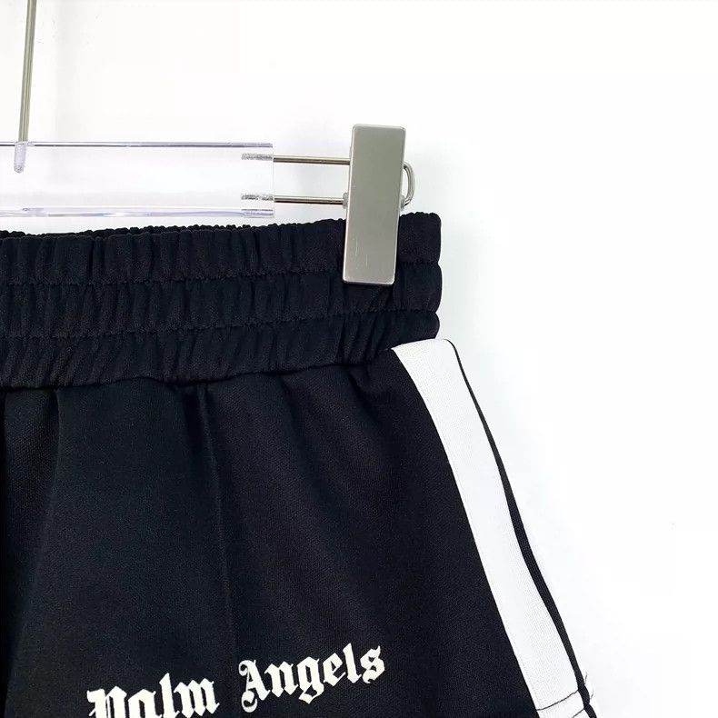 Palm Angels Black Logo Print Casual Shorts by Palm Angels Size US 30 / EU 46 - 3 Thumbnail
