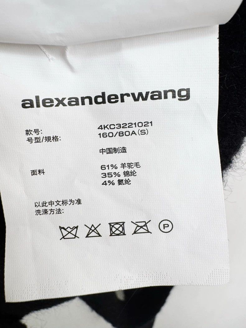 Alexander Wang Alexander Wang Black Knitted Open Cardigan Size S / US 4 / IT 40 - 5 Thumbnail