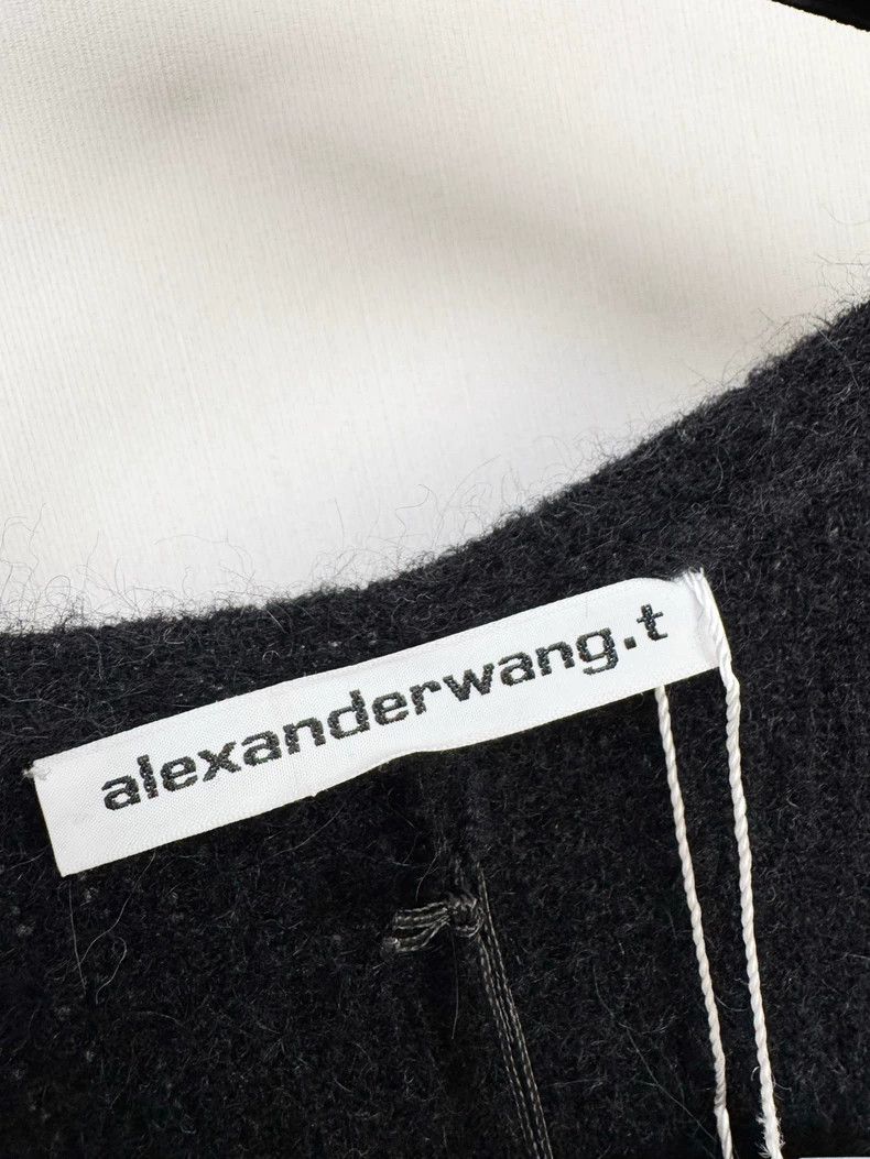 Alexander Wang Alexander Wang Black Knitted Open Cardigan Size S / US 4 / IT 40 - 2 Thumbnail