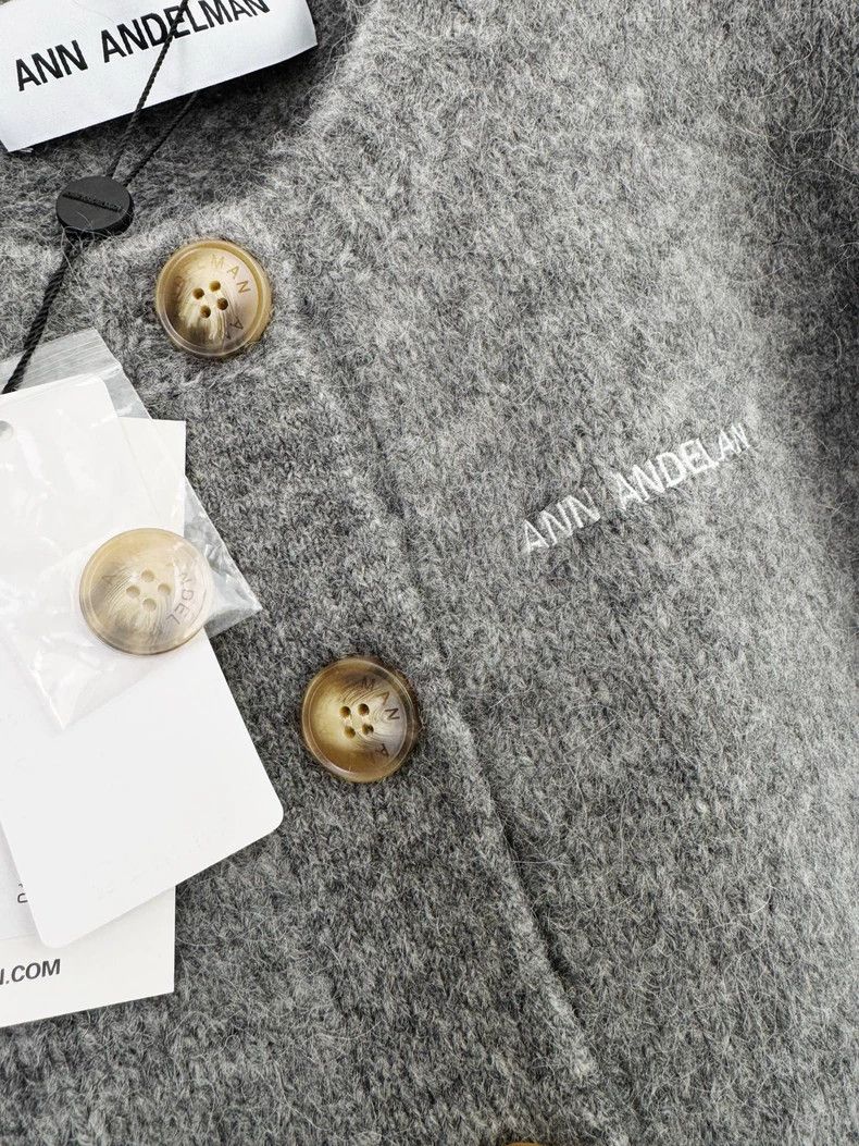Ann Demeulemeester **Ann Andelman Grey Cardigan with Tags** Size M / US 6-8 / IT 42-44 - 3 Thumbnail