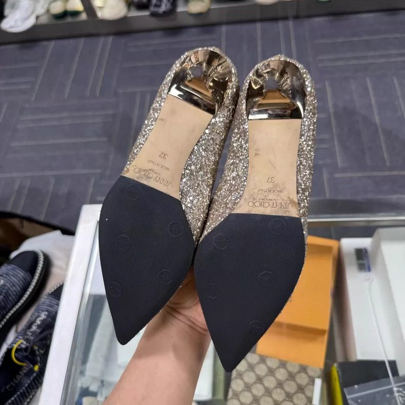 Jimmy Choo Jimmy Choo Glitter High Heels Size 37 Size US 6 / IT 36 - 2 Thumbnail