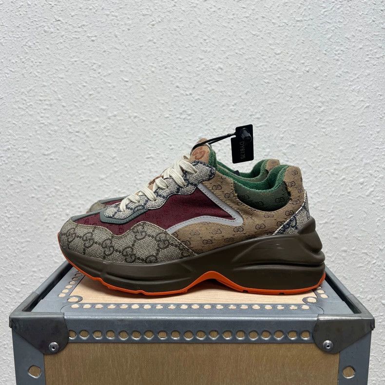 Gucci Gucci Old Flower Patchwork Dad Sneakers Size US 6 / IT 36 - 3 Thumbnail