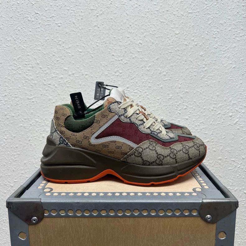Gucci Gucci Old Flower Patchwork Dad Sneakers Size US 6 / IT 36 - 2 Thumbnail