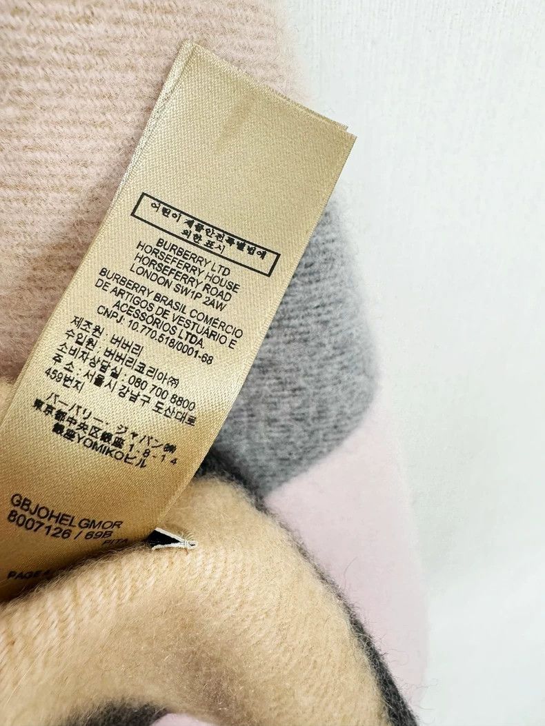 Burberry Burberry Cashmere Scarf Shawl Size ONE SIZE - 5 Thumbnail