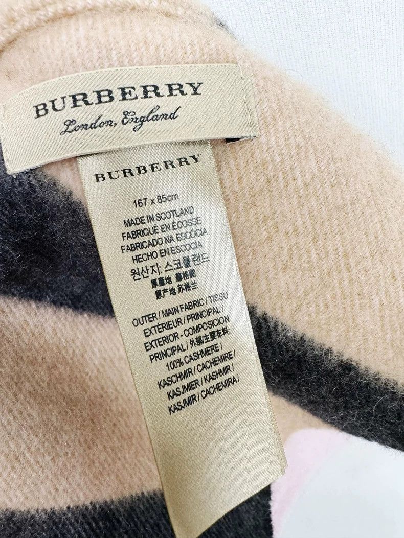 Burberry Burberry Cashmere Scarf Shawl Size ONE SIZE - 3 Thumbnail