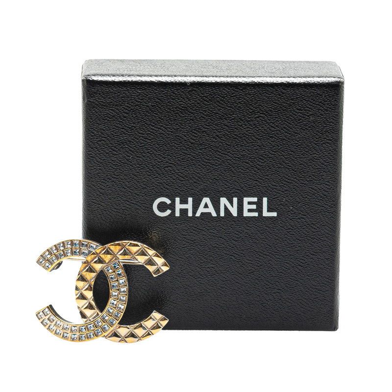 Chanel Chanel Chanel Coco Mark Studs Brooch Metal Brooch Size ONE SIZE - 5 Thumbnail