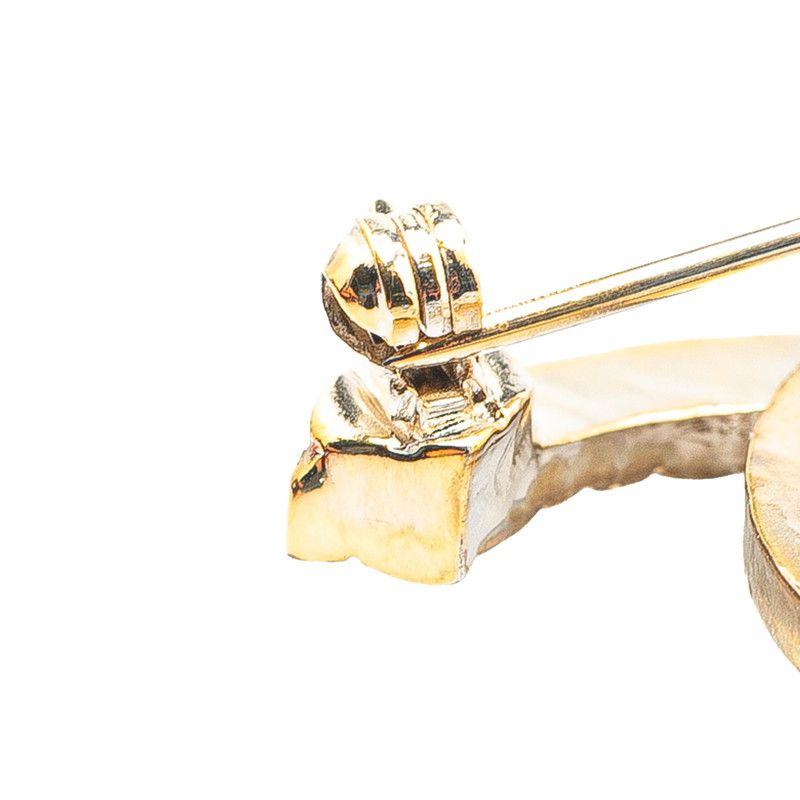 Chanel Chanel Chanel Coco Mark Studs Brooch Metal Brooch Size ONE SIZE - 3 Thumbnail