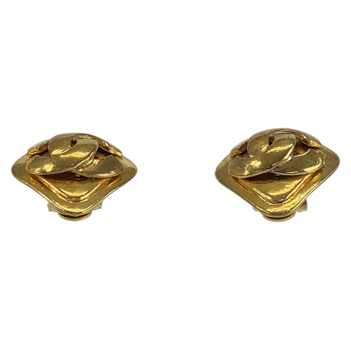 Chanel Chanel Chanel Gold-Plated Coco Mark Earrings Metal Earrings DUTY FREE for USA Size ONE SIZE - 6 Thumbnail