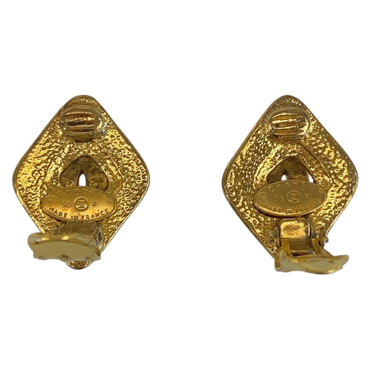 Chanel Chanel Chanel Gold-Plated Coco Mark Earrings Metal Earrings DUTY FREE for USA Size ONE SIZE - 3 Thumbnail