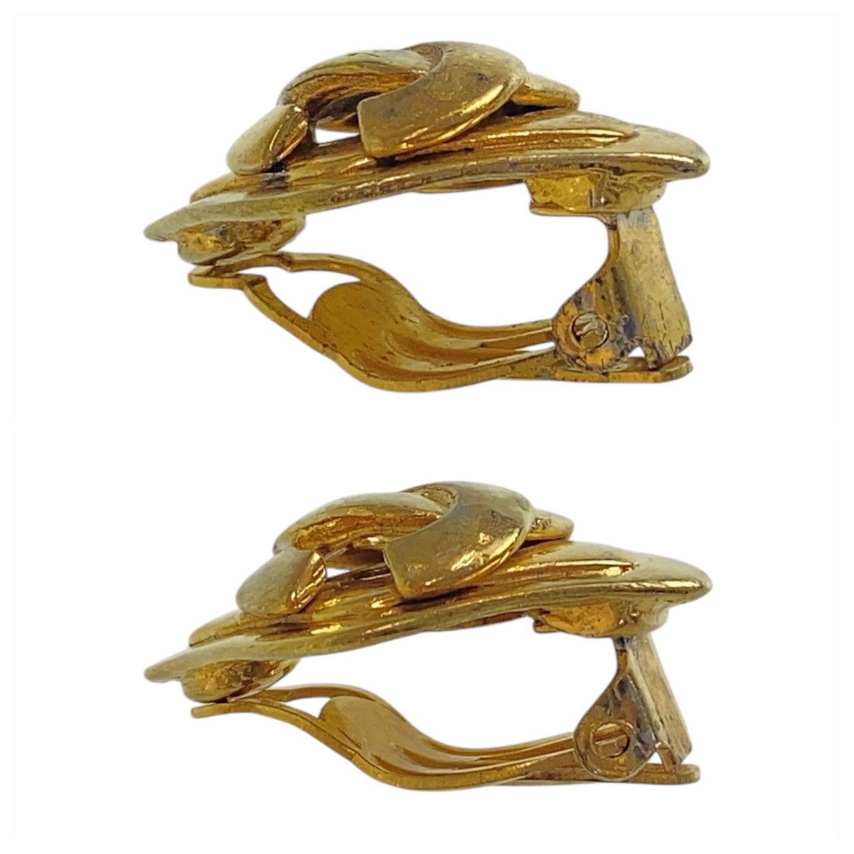 Chanel Chanel Chanel Gold-Plated Coco Mark Earrings Metal Earrings DUTY FREE for USA Size ONE SIZE - 7 Thumbnail