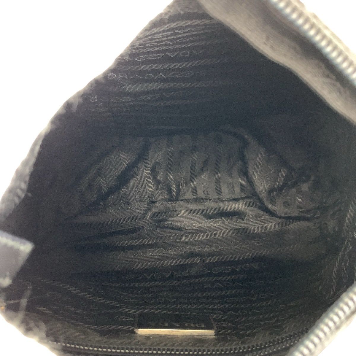 Prada Prada Prada Tessuto Triangle Logo Plate Nylon/Leather Shoulder Bag 502394 Leather Shoulder Bag DUTY FREE for USA Size ONE SIZE - 7 Thumbnail