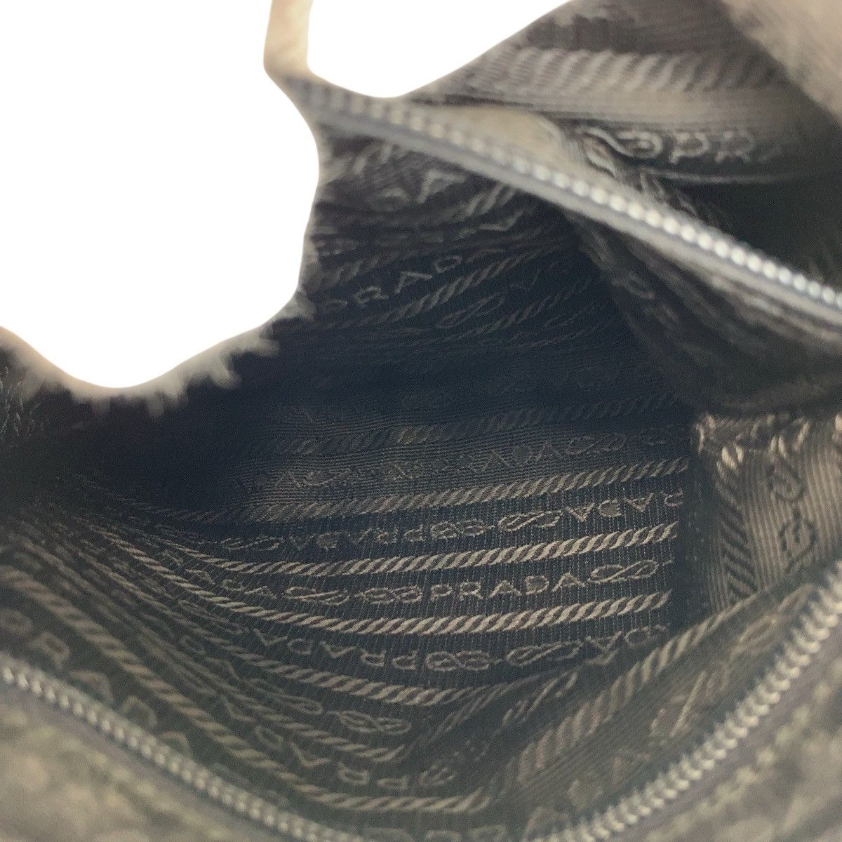 Prada Prada Prada Tessuto Triangle Logo Plate Nylon/Leather Shoulder Bag 502394 Leather Shoulder Bag DUTY FREE for USA Size ONE SIZE - 8 Thumbnail