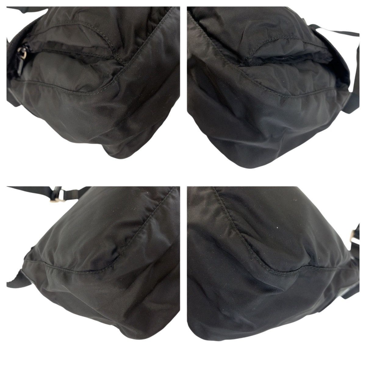 Prada Prada Prada Tessuto Triangle Logo Plate Nylon/Leather Shoulder Bag 502394 Leather Shoulder Bag DUTY FREE for USA Size ONE SIZE - 3 Thumbnail