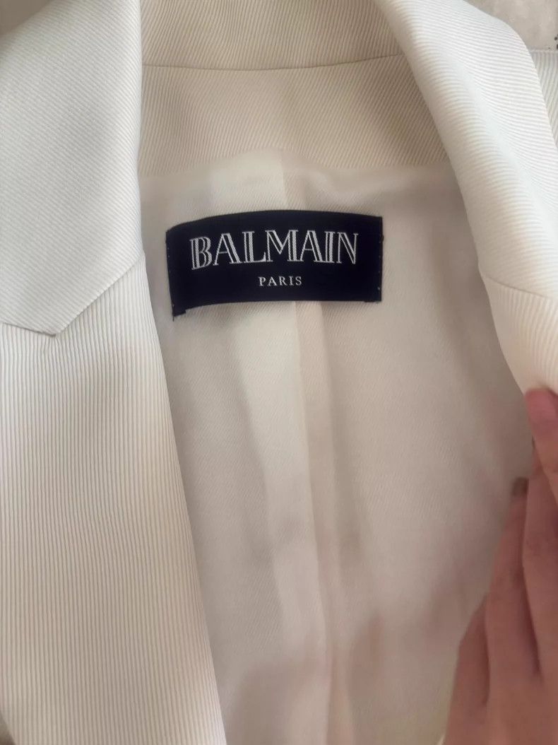 Balmain Balmain Double-Breasted Wool Blazer Jacket-dmc Size US S / EU 44-46 / 1 - 2 Thumbnail