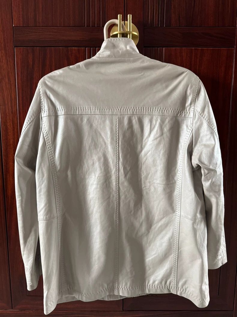 Balmain Vintage Balmain Leather Jacket with Silver Touch-dmc Size US XL / EU 56 / 4 - 3 Thumbnail