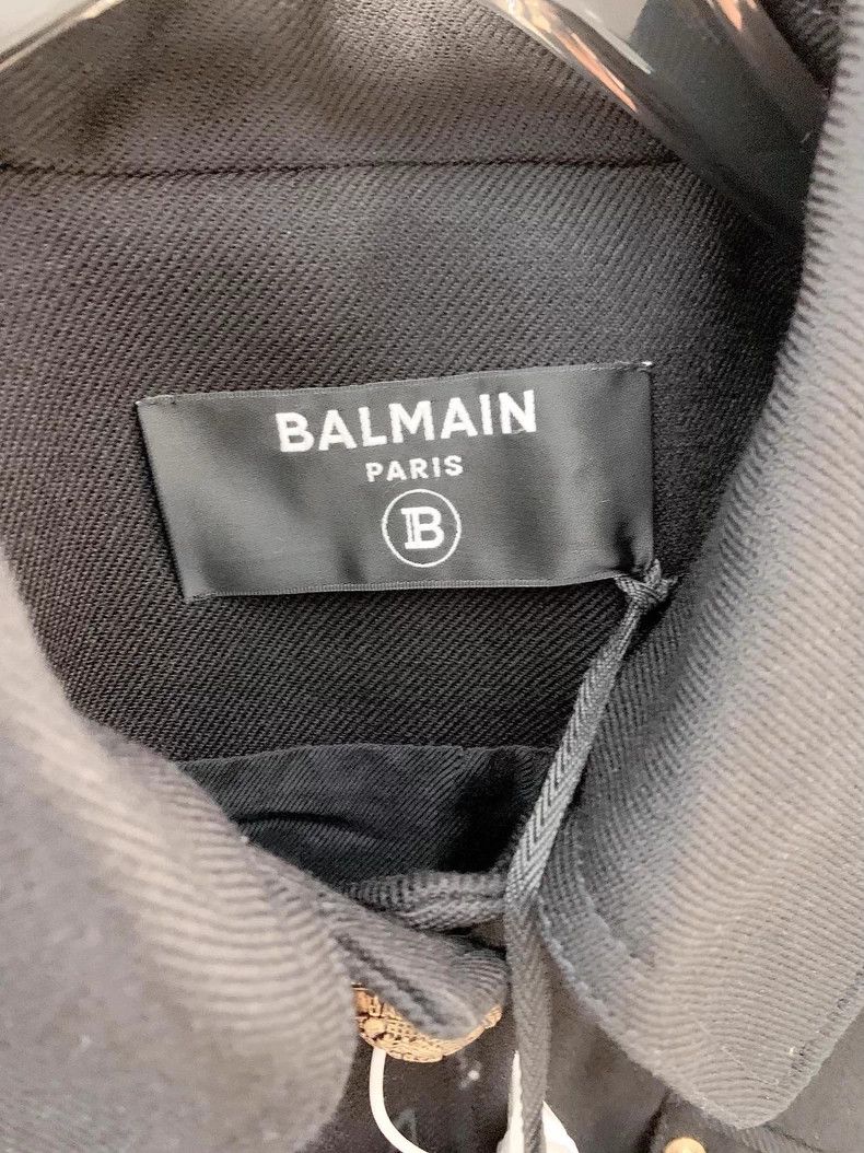 Balmain Balmain Black Jacket with Gold Buttons-dmc Size US M / EU 48-50 / 2 - 3 Thumbnail