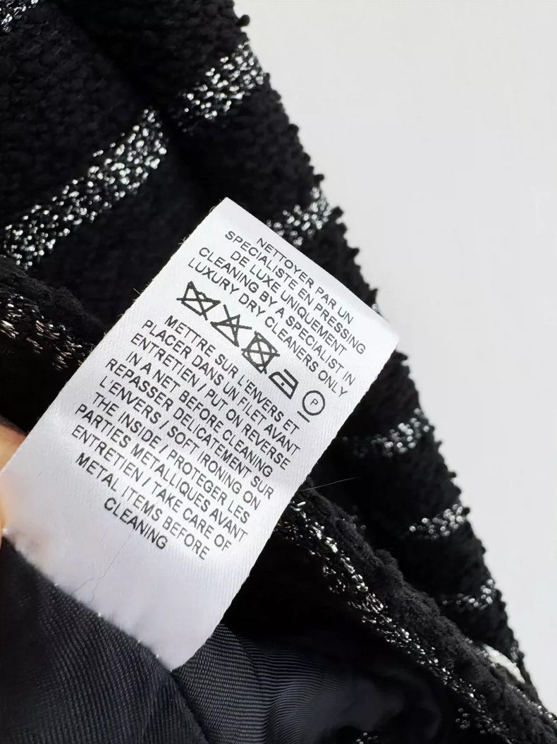 Balmain Balmain Striped Knit Jacket in Black-dmc Size US XS / EU 42 / 0 - 6 Thumbnail