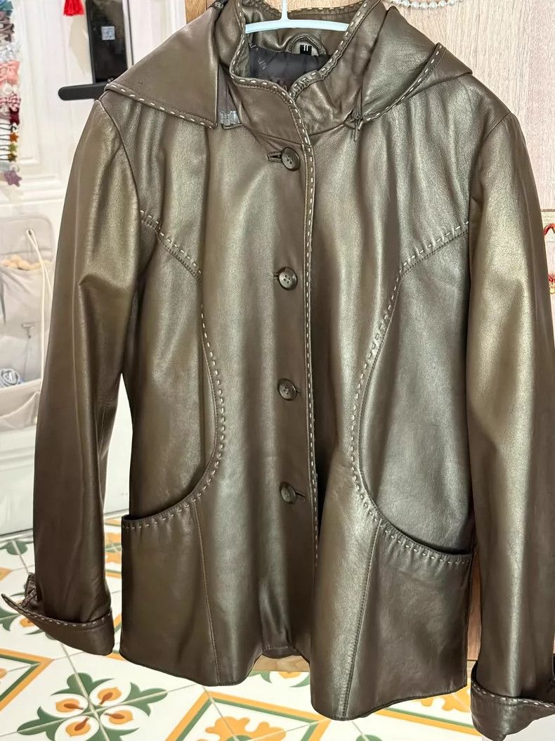 Balmain Balmain Paris Brown Leather Hooded Jacket-dmc Size US L / EU 52-54 / 3 - 2 Thumbnail