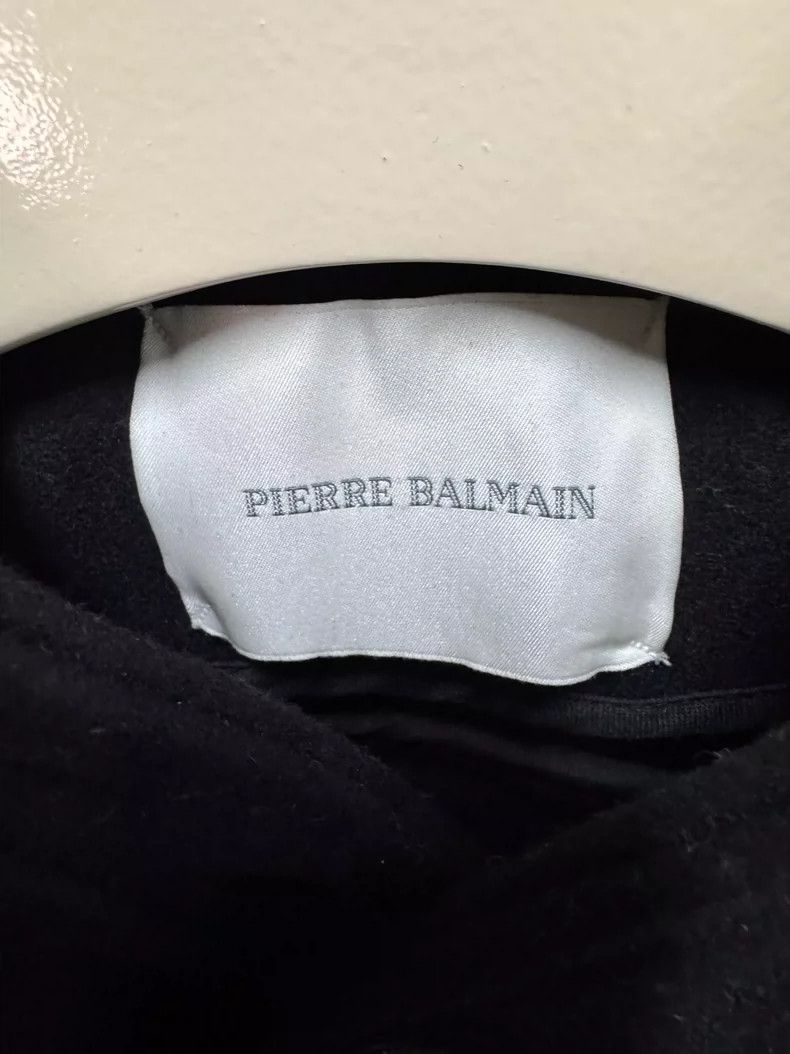 Balmain Pierre Balmain Black Motorcycle Jacket Size 46-dmc Size US L / EU 52-54 / 3 - 3 Thumbnail
