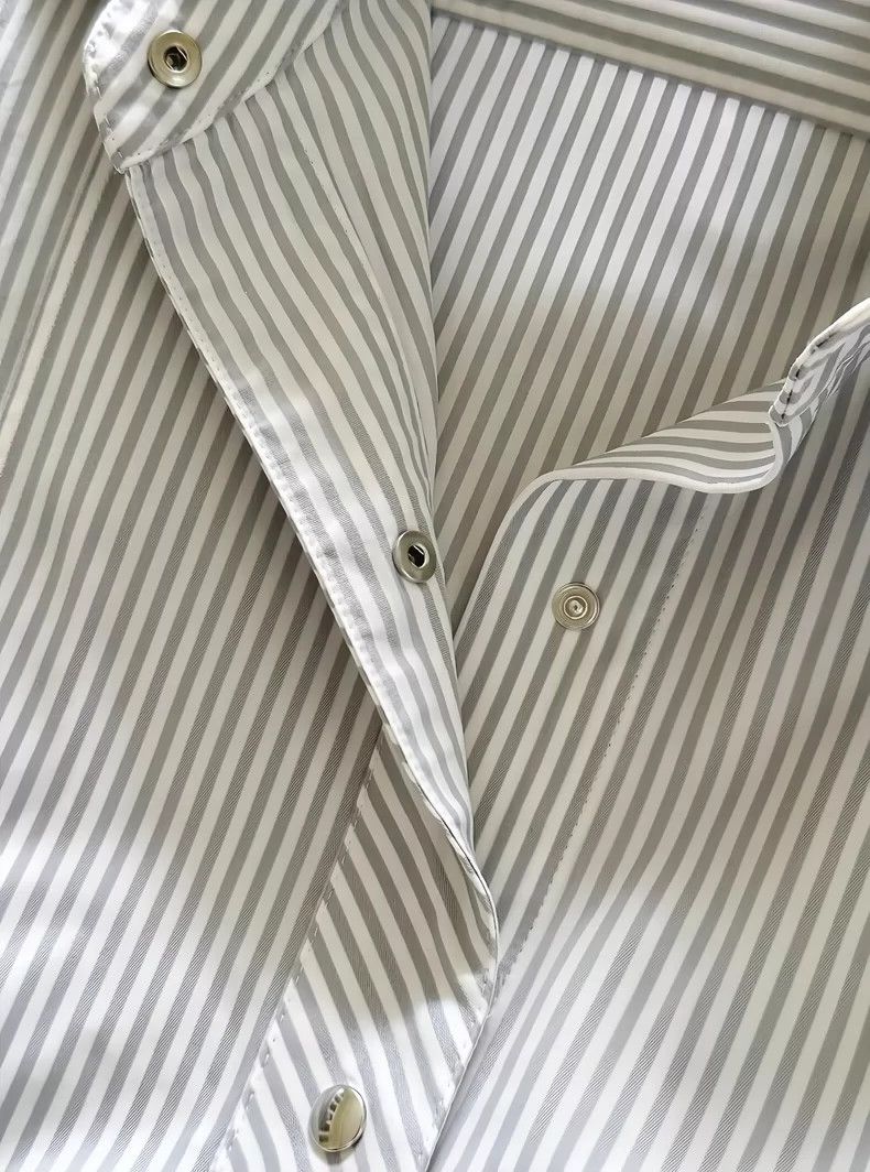 Helmut Lang HELMUT LANG Striped Oversized Shirt-dmc Size US XS / EU 42 / 0 - 6 Thumbnail