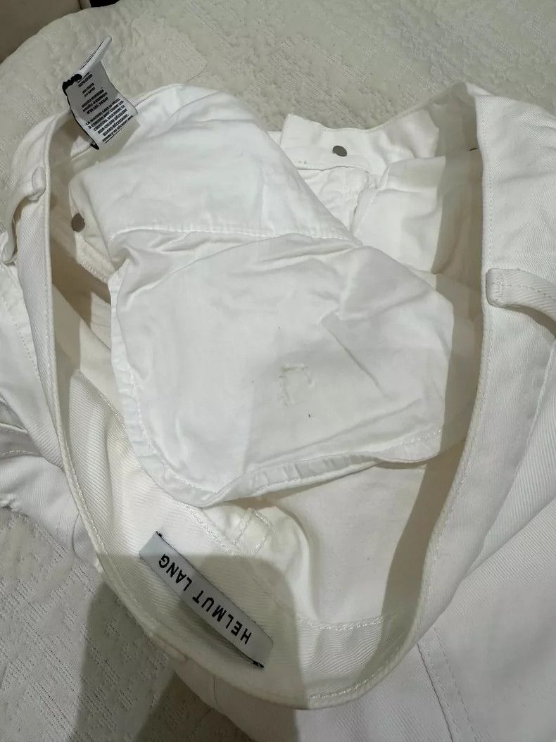 Helmut Lang Helmut Lang Vintage White Distressed Jeans-dmc Size US 32 / EU 48 - 7 Thumbnail