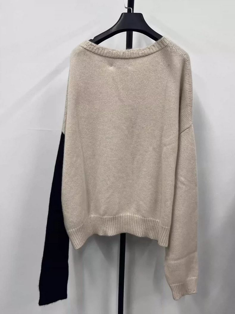 Enfants Riches Deprimes Black and White Knit Long Sleeve Sweater-dmc Size US M / EU 48-50 / 2 - 2 Thumbnail