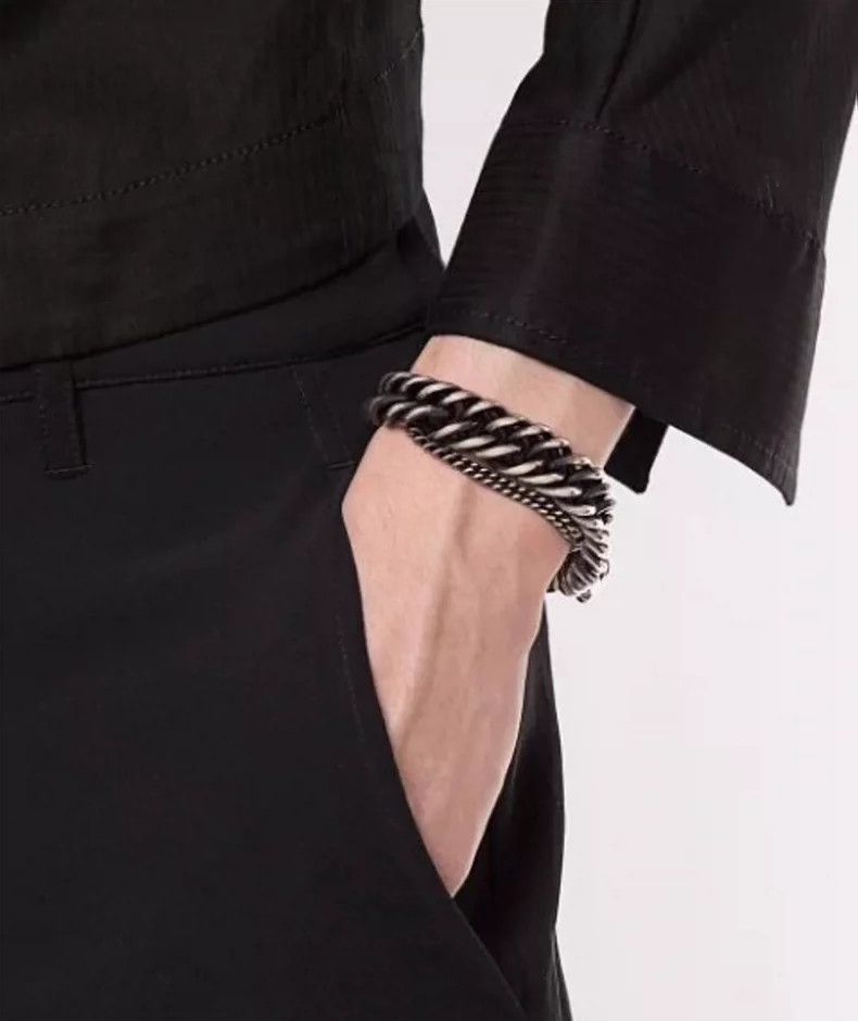 Ann Demeulemeester Ann Demeulemeester Silver Chain Bracelet-dmc Size ONE SIZE - 9 Thumbnail