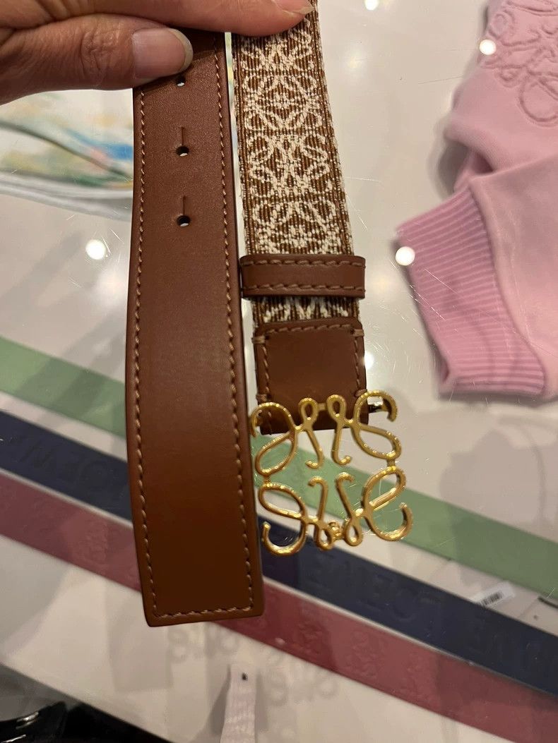 Loewe Loewe 2.8cm Wide Belt with Tag-dmc Size ONE SIZE - 5 Thumbnail