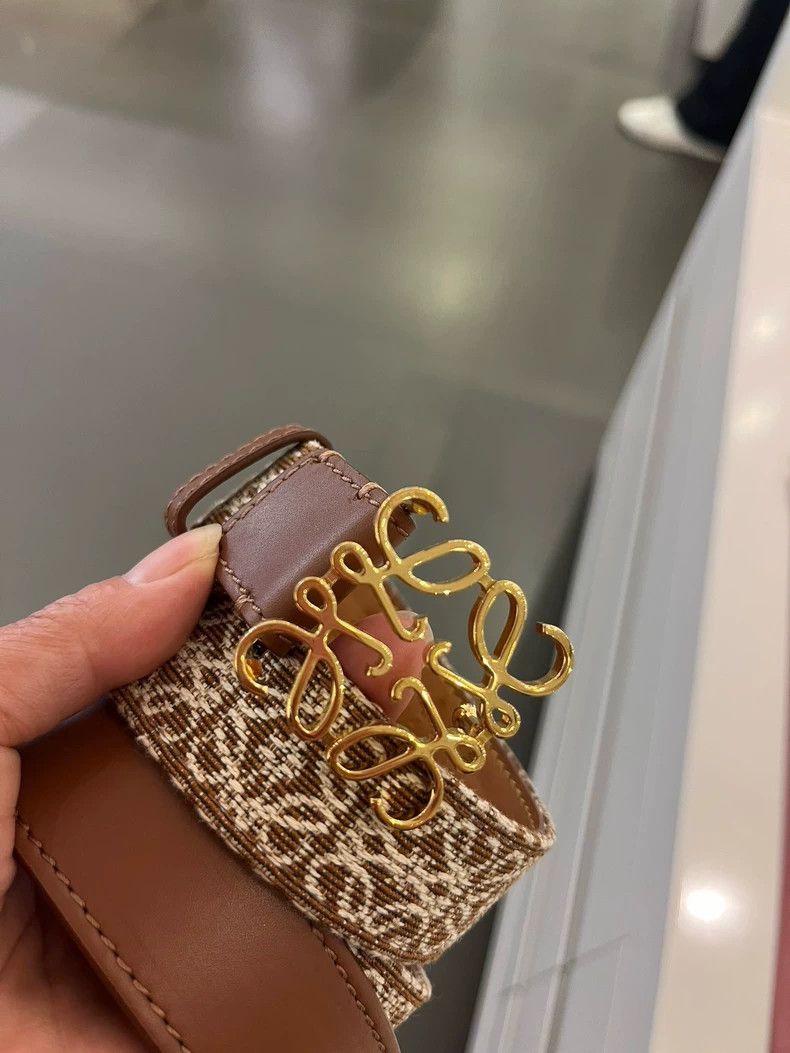 Loewe Loewe 2.8cm Wide Belt with Tag-dmc Size ONE SIZE - 4 Thumbnail