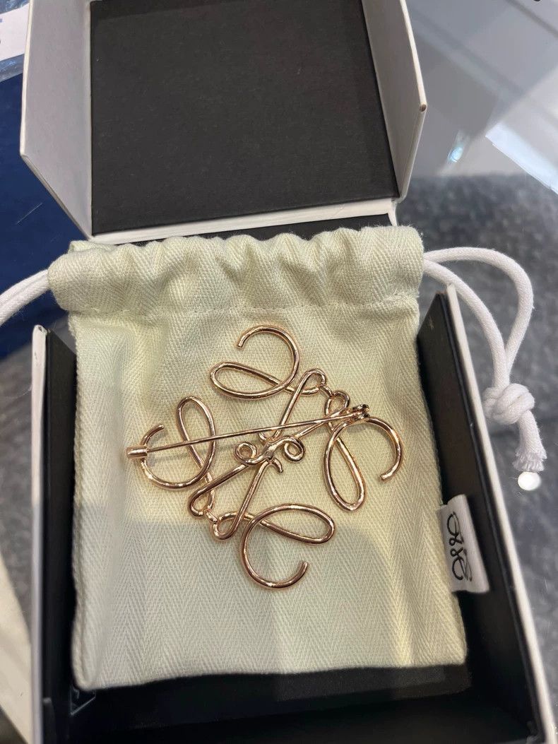 Loewe Loewe Rose Gold Brooch with Tag-dmc Size ONE SIZE - 5 Thumbnail