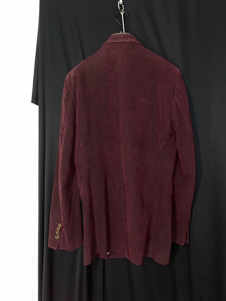 Ann Demeulemeester Ann Demeulemeester Burgundy Blazer from 2001 Fall-dmc Size US S / EU 44-46 / 1 - 4 Thumbnail