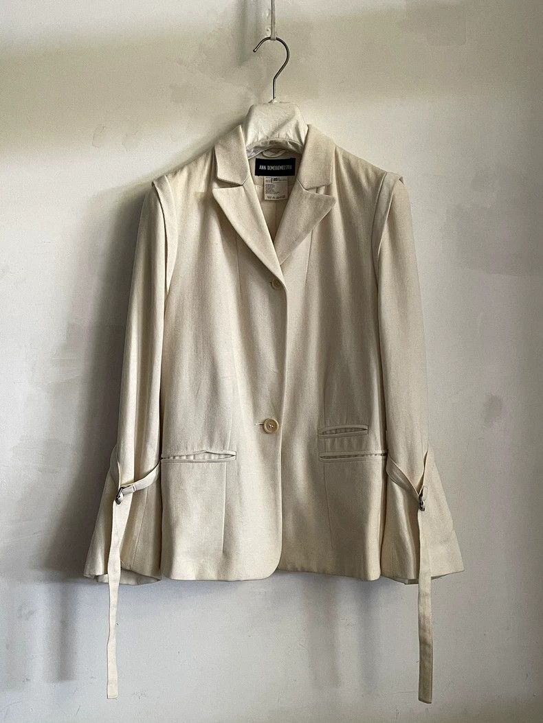 Ann Demeulemeester Ann Demeulemeester Wool Suit Jacket-dmc Size US M / EU 48-50 / 2 - 3 Thumbnail
