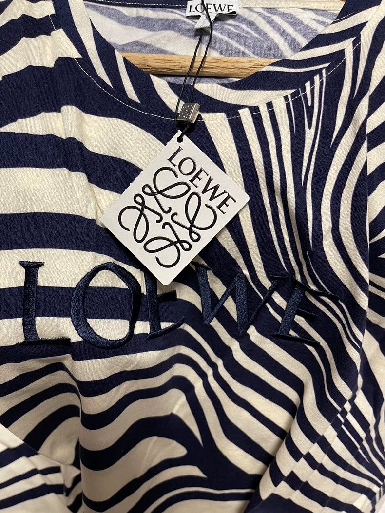 Loewe Zebra Print T-Shirt Size M-dmc