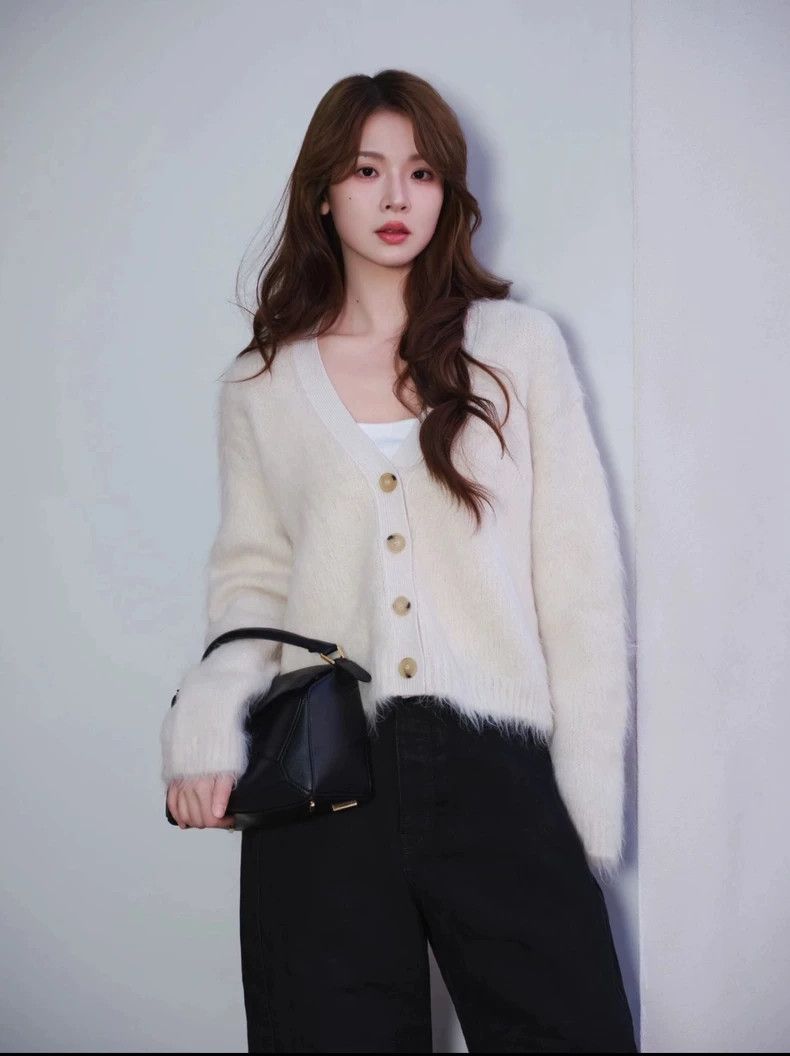 Loewe LOEWE Alpaca Wool Cardigan Spring Collection-dmc Size US XS / EU 42 / 0 - 7 Thumbnail