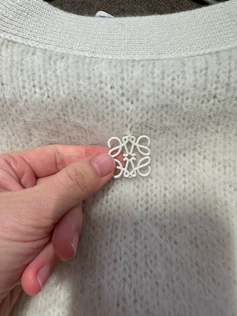 Loewe LOEWE Alpaca Wool Cardigan Spring Collection-dmc Size US XS / EU 42 / 0 - 5 Thumbnail