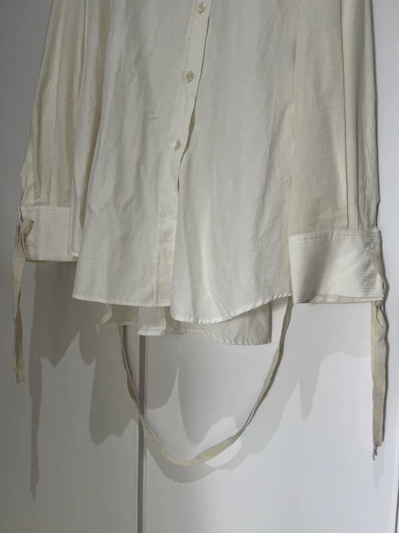 Ann Demeulemeester Ann Demeulemeester White Button-Up Shirt-dmc Size US M / EU 48-50 / 2 - 2 Thumbnail