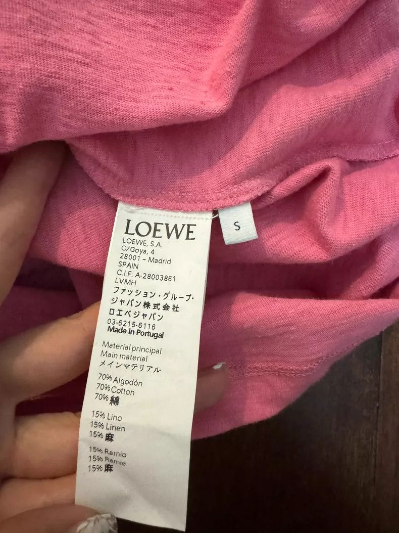 Loewe Loewe Pink T-Shirt with Graphic Print-dmc Size US S / EU 44-46 / 1 - 3 Thumbnail