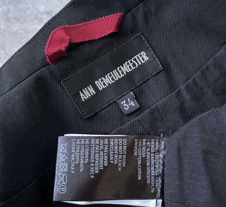 Ann Demeulemeester Elegant Slim Fit Black Vest for Women-dmc Size US XS / EU 42 / 0 - 4 Thumbnail