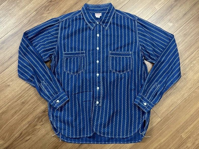 The Real McCoy's Real McCoy's Double Diamond Flower Pattern Shirt-dmc Size US XXL / EU 58 / 5 - 4 Thumbnail