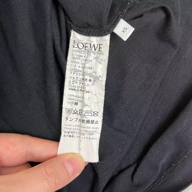 Loewe Loewe Black Floral Logo Short Sleeve T-Shirt-dmc Size US XS / EU 42 / 0 - 7 Thumbnail
