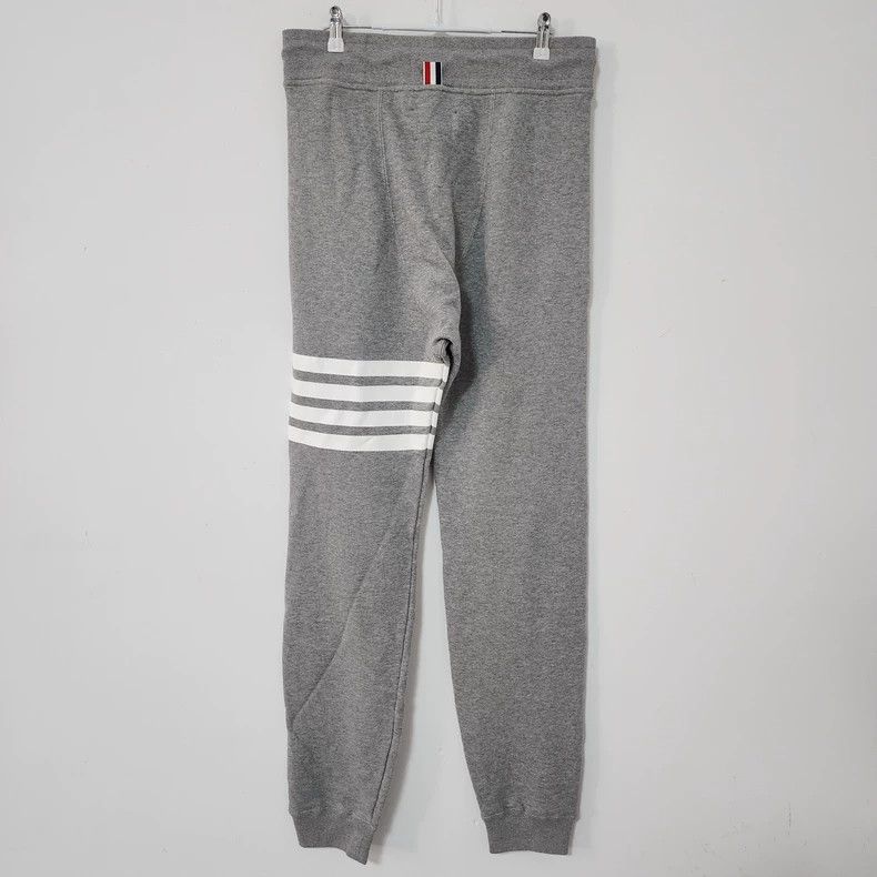 Thom Browne Thom Browne Gray Sweatpants with Stripes Size US 26 / EU 42 - 3 Thumbnail