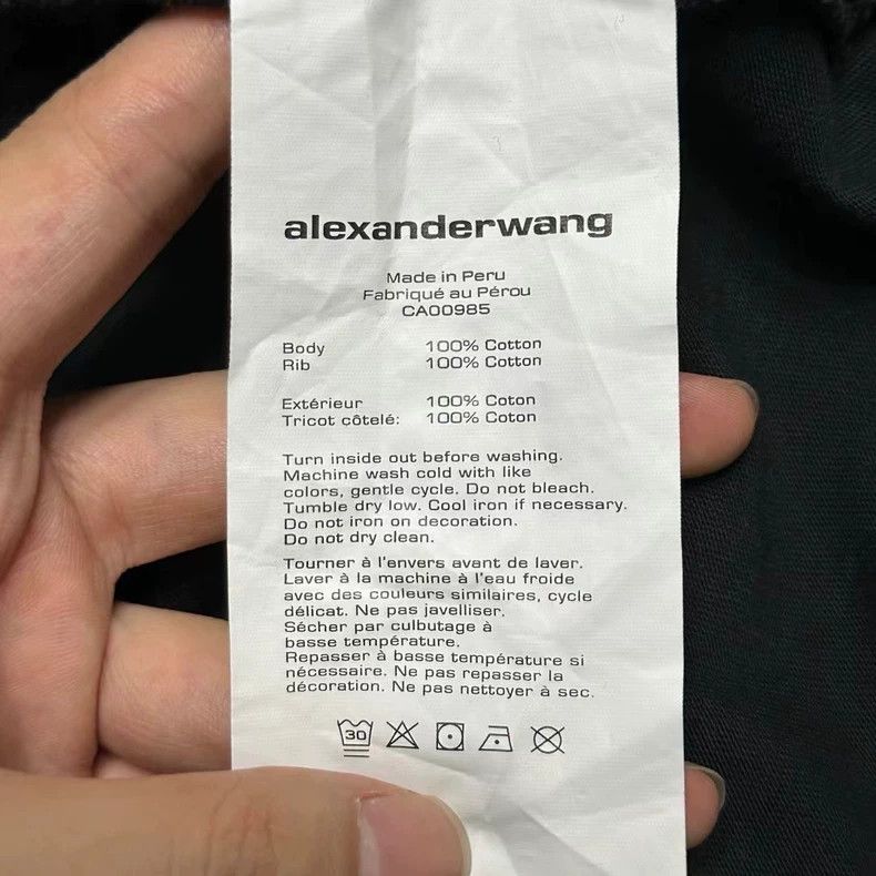 Alexander Wang Alexander Wang Long Sleeve Black Top-yf Size US M / EU 48-50 / 2 - 2 Thumbnail