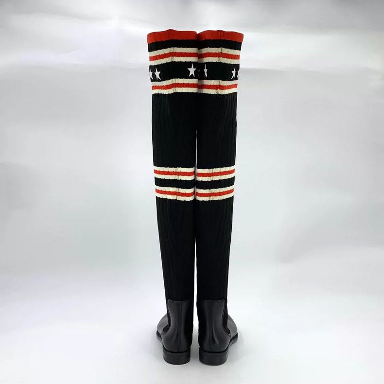 Givenchy Givenchy Black Over-the-Knee High Boots Size US 6 / IT 36 - 4 Thumbnail